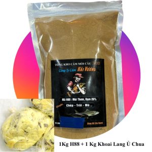 COMBO cám,khoai lang ủ chua chuyên câu cá mè, chép, trôi siêu nhạy