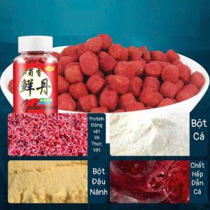 Mồi Viên HUA chuyên câu cá chép, trôi,trắm,rô phi..v.v. Cá nước ngọt