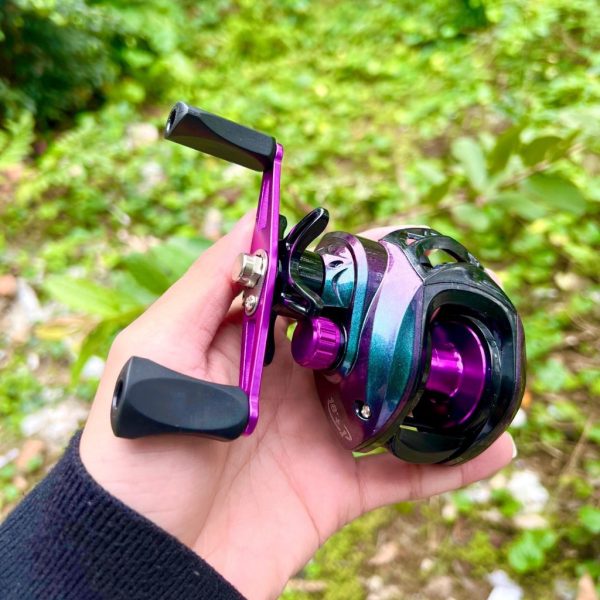 Combo bộ Cần Câu lure Máy Ngang Spin Rice máy ngang - Ảnh 3