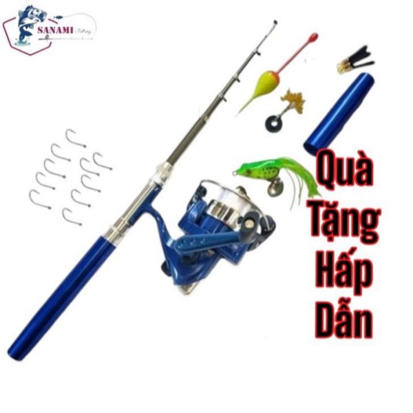 Bộ cần câu bút mini giá rẻ - Ảnh 4