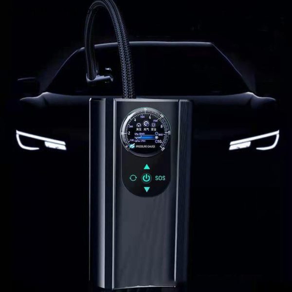 MÁY BƠM LỐP mini bơm Ô TÔ,MOTO ĐỘ CHÍNH SÁT CAO siêu tiện lợi - Ảnh 5